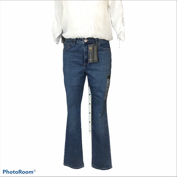 Lee Denim - Lee Instantly Slims High Rise Straight Leg Jeans 6